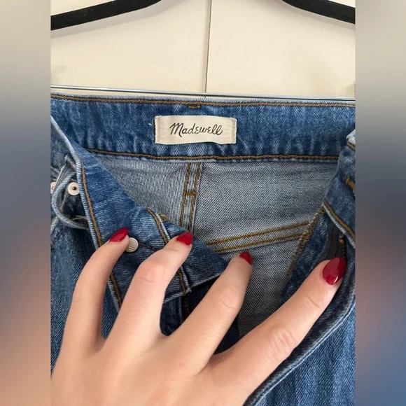 Madewell The Perfect Vintage High Rise Straight Jean - Picture 3 of 7